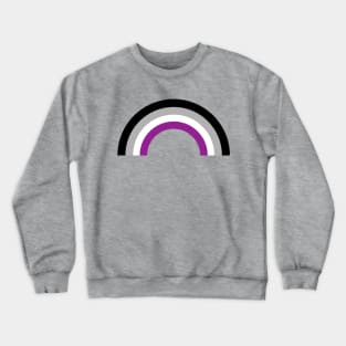 Asexual Pride Flag Rainbow Crewneck Sweatshirt